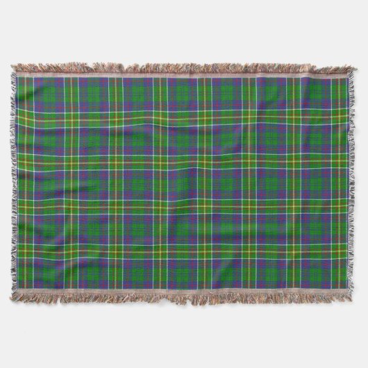 Scottish Clan Hunter Tartan Kariert Decke (Vorderseite)