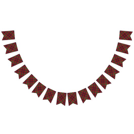Scottish Clan Innes Tartan Wimpelkette (Alle)