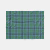 Scottish Clan Irvine von DrumTartan Kariert Fleecedecke (Vorderseite (Horizontal))