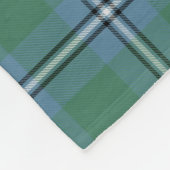 Scottish Clan Irvine von DrumTartan Kariert Fleecedecke (Ecke)