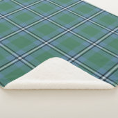 Scottish Clan Irvine von DrumTartan Kariert Sherpadecke (3/4)