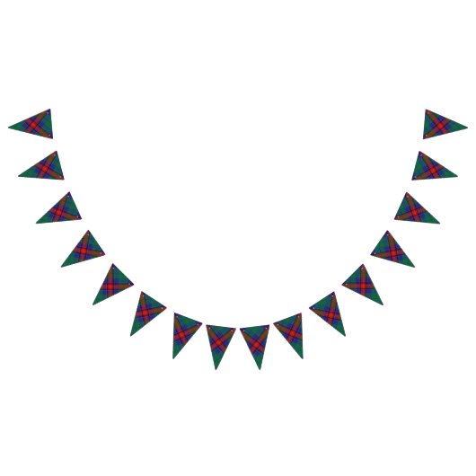 Scottish Clan Jardine Tartan Wimpelkette (Alle)