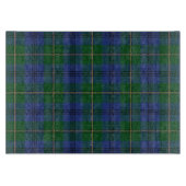 Scottish Clan Johnstone Johnston Tartan Schneidebrett (Vorderseite)