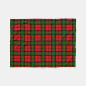 Scottish Clan Kerr Tartan Kariert Fleecedecke (Vorderseite (Horizontal))