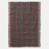 Scottish Clan Kidd Red Green Blue Tartan Decke (Vorderseite Vertikal)