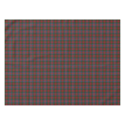 Scottish Clan Kidd Red Green Blue Tartan Tischdecke (Vorderseite (Horizontal))