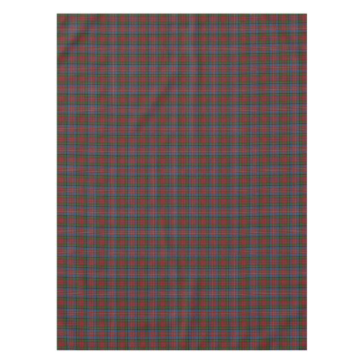 Scottish Clan Kidd Red Green Blue Tartan Tischdecke (Vorderseite)