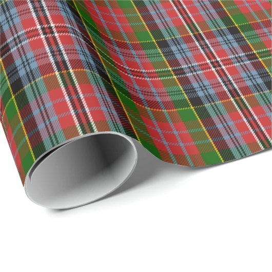 Scottish Clan Kidd Tartan Kariert Geschenkpapier (Rolleneckpunkt)