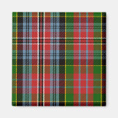 Scottish Clan Kidd Tartan Kariert Magnet (Vorne)
