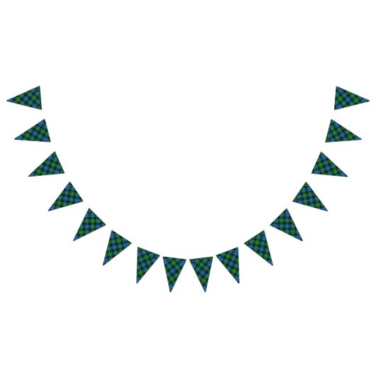 Scottish Clan Lamont Tartan Wimpelkette (Alle)