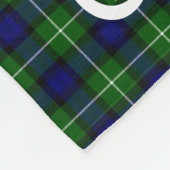 Scottish Clan Lamont Wappen Abzeichen und Tartan Fleecedecke (Ecke)