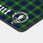 Scottish Clan Lamont Wappen Abzeichen und Tartan Schreibtischunterlage (Ecke)