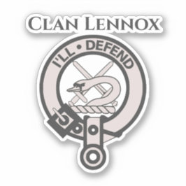 Scottish Clan Lennox Wappen Abzeichen Sticker