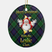 Scottish Clan Leslie Christmas Ornament (Links)
