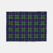 Scottish Clan Leslie Tartan Kariert Fleecedecke (Vorderseite (Horizontal))