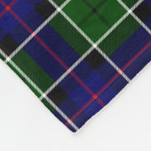 Scottish Clan Leslie Tartan Kariert Fleecedecke (Ecke)