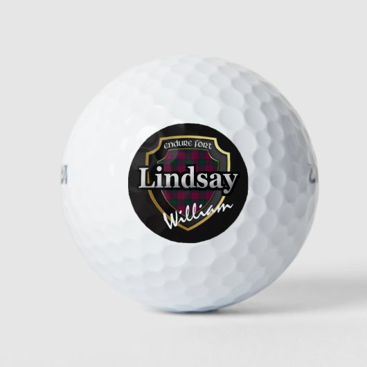 Scottish Clan Lindsay Personalisieren Sie Ihren Na Golfball (Vorderseite)