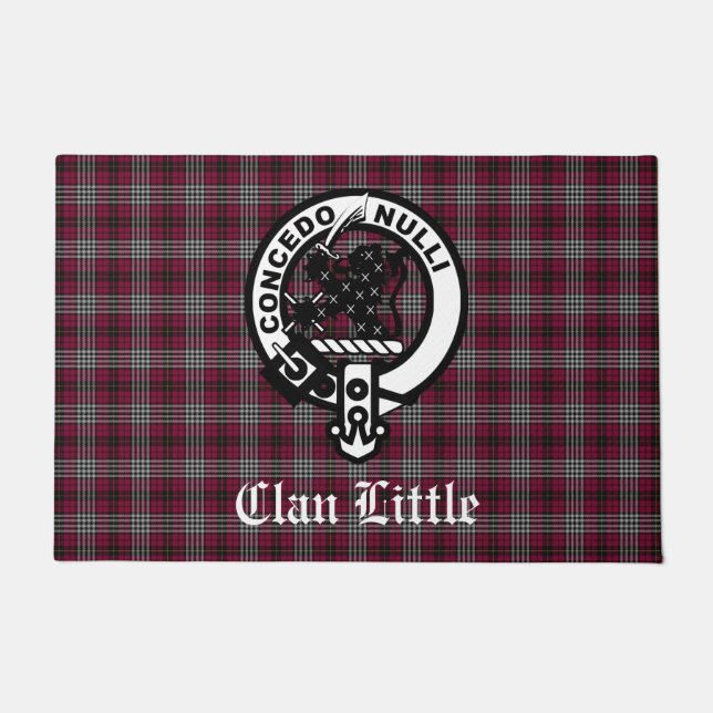 Scottish Clan Little Tartan Kariert Custom Fußmatte (Vorderseite)