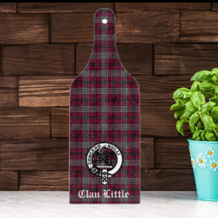 Scottish Clan Little Tartan und Wappen Abzeichen C Schneidebrett