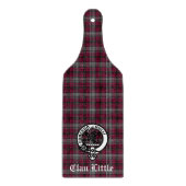 Scottish Clan Little Tartan und Wappen Abzeichen C Schneidebrett (Vorderseite)