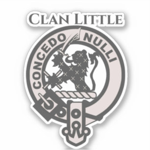 Scottish Clan Little Wappen Abzeichen Sticker