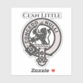 Scottish Clan Little Wappen Abzeichen Sticker (Blatt)