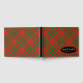 Scottish Clan Livingstone Tartan Kariert Wedding Gästebuch (Voll)