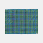 Scottish Clan Lockhart Tartan Kariert Fleecedecke (Vorderseite (Horizontal))