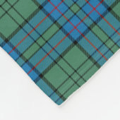 Scottish Clan Lockhart Tartan Kariert Fleecedecke (Ecke)