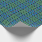 Scottish Clan Lockhart Tartan Kariert Geschenkpapier (Ecke)