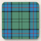 Scottish Clan Lockhart Tartan Kariert Getränkeuntersetzer (Vorderseite)