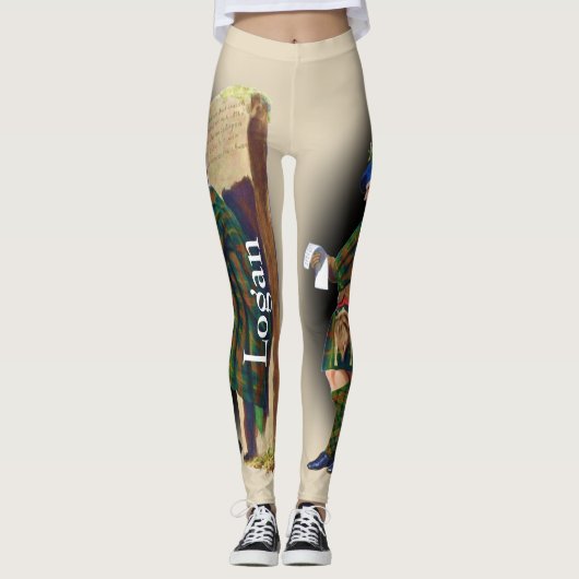 Scottish Clan Logan by R. R. McIan Leggings (Vorderseite)