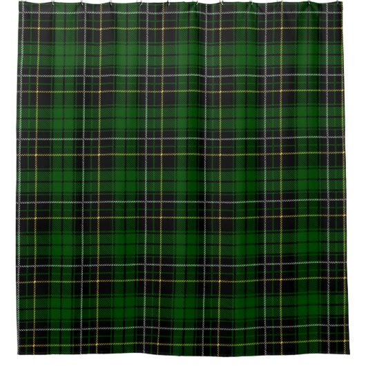 Scottish Clan MacAlpine Tartan Kariert Duschvorhang (Vorderseite)