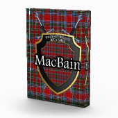 Scottish Clan MacBain Tartan Fotoblock (Rechts)
