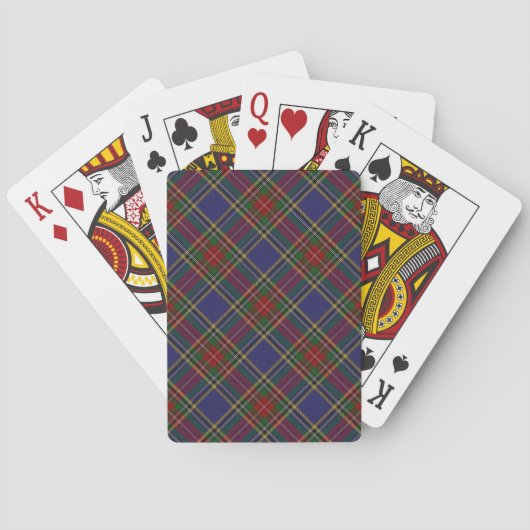 Scottish Clan MacBeth Tartan Deck Spielkarten (Rückseite)