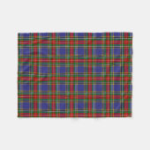 Scottish Clan MacBeth Tartan Kariert Fleecedecke (Vorderseite (Horizontal))
