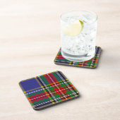 Scottish Clan MacBeth Tartan Kariert Getränkeuntersetzer (Rechte Seite)