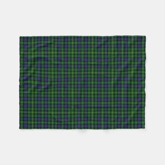 Scottish Clan MacBride Tartan Kariert Fleecedecke (Vorderseite (Horizontal))