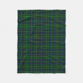 Scottish Clan MacBride Tartan Kariert Fleecedecke (Vorderseite)