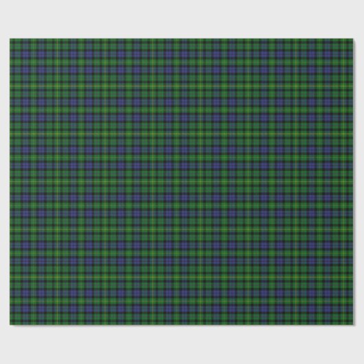 Scottish Clan MacBride Tartan Kariert Geschenkpapier (Flach)