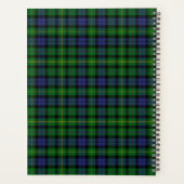 Scottish Clan MacBride Tartan Kariert Planer (Rückseite)