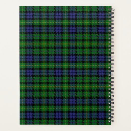 Scottish Clan MacBride Tartan Kariert Planer (Rückseite)