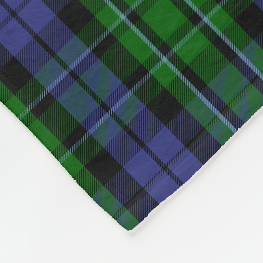 Scottish Clan MacCallum Tartan Kariert Fleecedecke (Ecke)