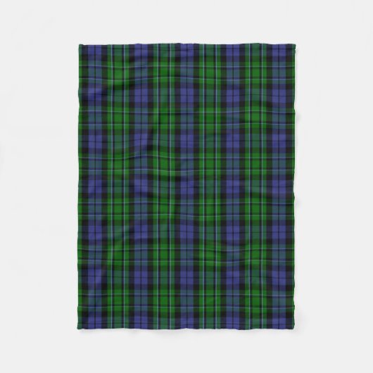 Scottish Clan MacCallum Tartan Kariert Fleecedecke (Vorderseite)
