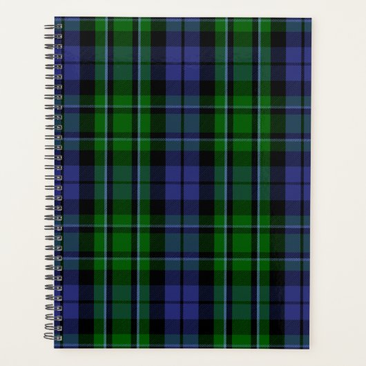 Scottish Clan MacCallum Tartan Kariert Planer (Vorderseite)