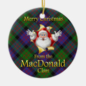 Scottish Clan MacDonald Christmas Ornament (Vorne)