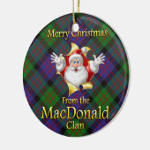 Scottish Clan MacDonald Christmas Ornament (Links)