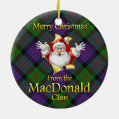 Scottish Clan MacDonald Christmas Ornament (Hinten)