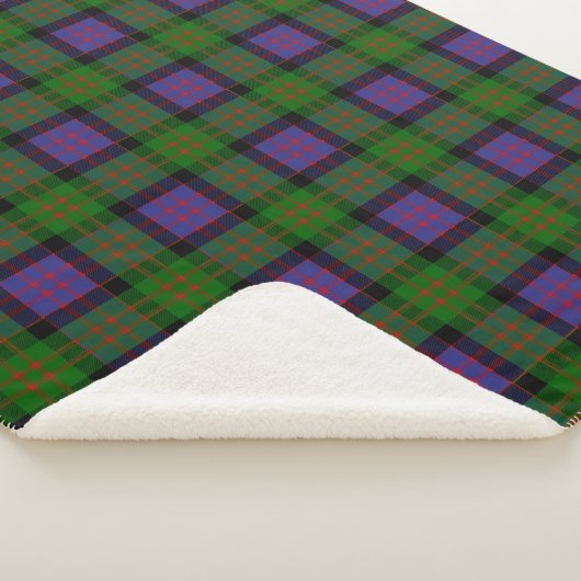 Scottish Clan MacDonald Tartan Kariert Sherpadecke (3/4)