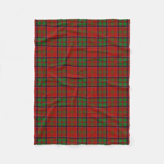 Scottish Clan MacDonald von Glencoe Tartan Kariert Fleecedecke (Vorderseite)